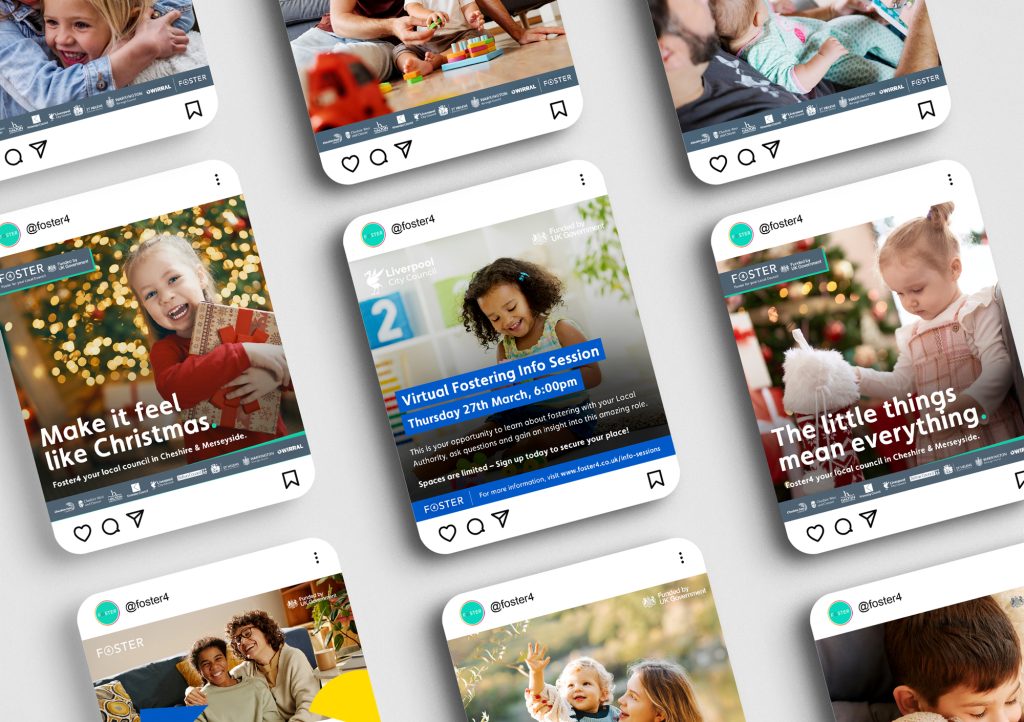 images from instagram showing the Foster 4 campaign.
